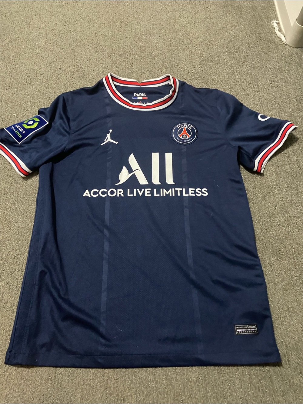 Medium Kylian Mbappe 2022 Paris Saint-Germain Jordan Soccer Jersey